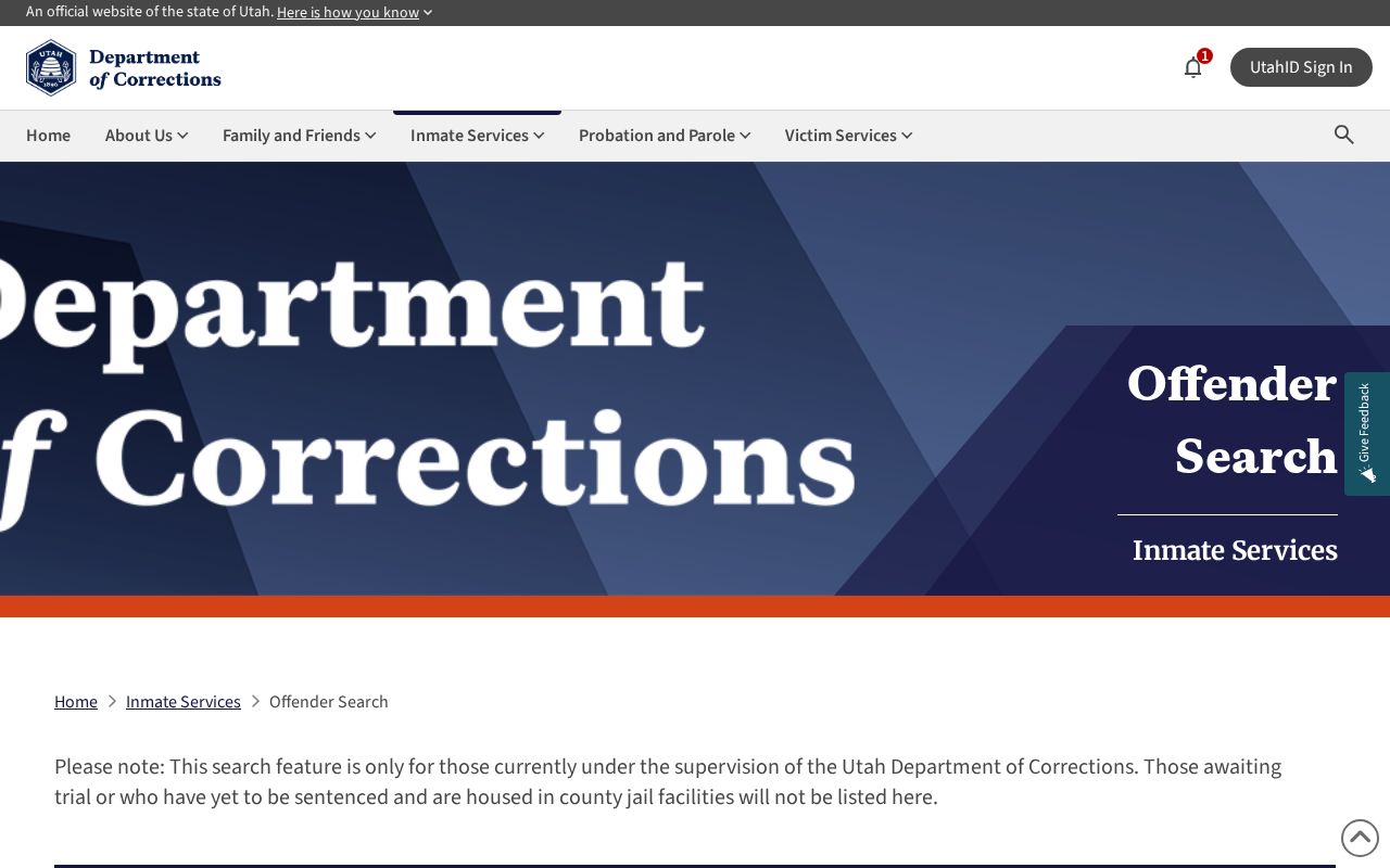 Wayne County criminal history UDC offender search